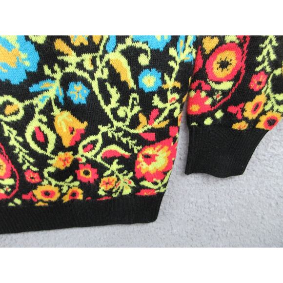 FUN.COM Sugar Skull Day of the Dead Adult Men's Small Ugly Christmas Sweater - Picture 12 of 13